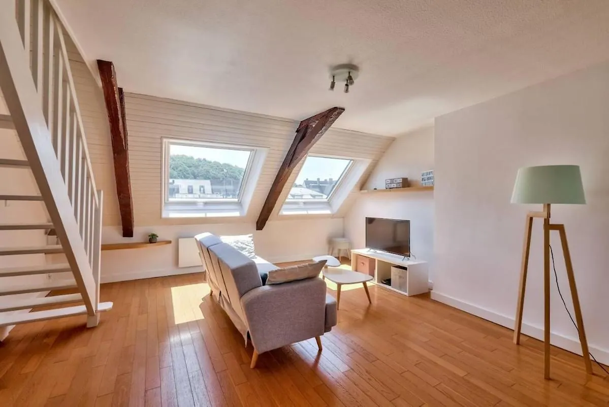 Lägenhet Bright Duplex St Mathieu - Rooftop View Quimper